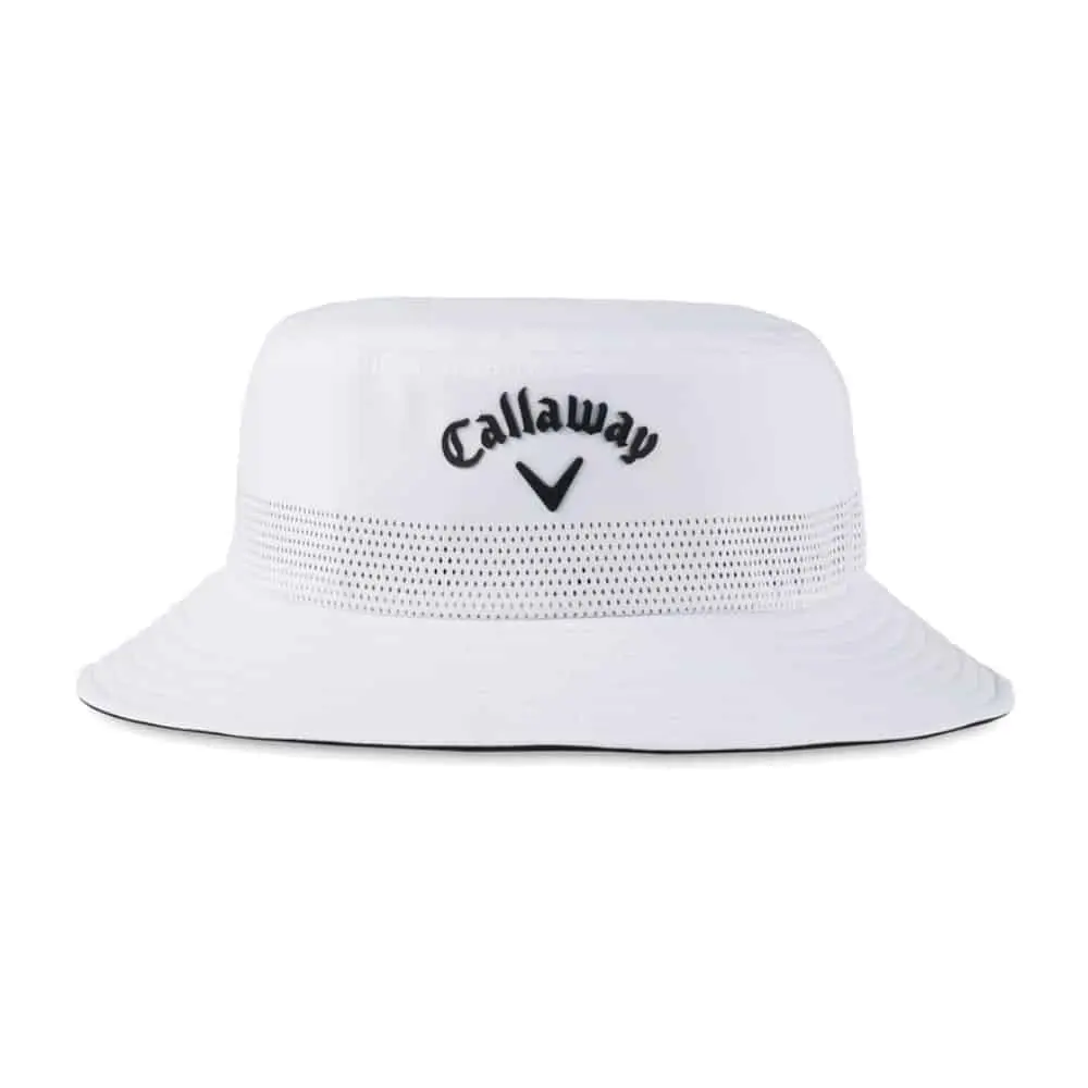Callaway 2021 White Bucket Hat 1 Callaway 2021 White Bucket Hat