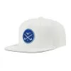 Mizuno Crossed Clubs Snapback White Cap
