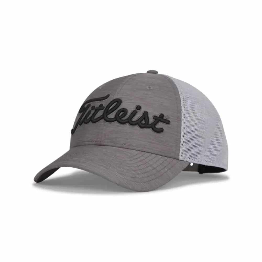 Titleist Players Space Dye Mesh Charcoal/Black Cap 1 Titleist Players Space Dye Mesh Charcoal/Black Cap