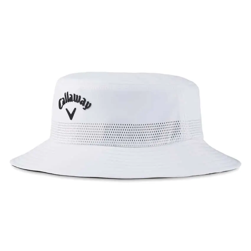 Callaway 2021 White Bucket Hat 2 Callaway 2021 White Bucket Hat - Image 2
