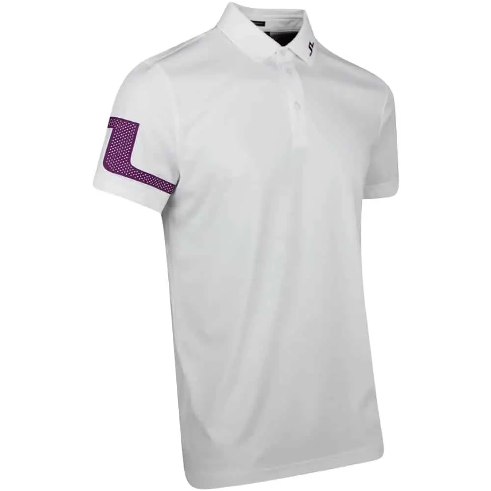 J.Lindeberg J. Lindeberg Heath Regular Fit White Polo 3 J.Lindeberg J. Lindeberg Heath Regular Fit White Polo - Image 3