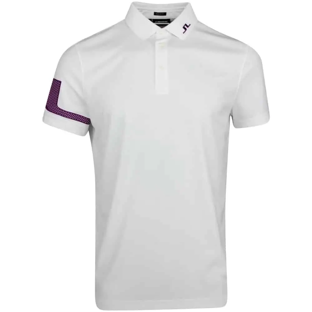 J.Lindeberg J. Lindeberg Heath Regular Fit White Polo 1 J.Lindeberg J. Lindeberg Heath Regular Fit White Polo