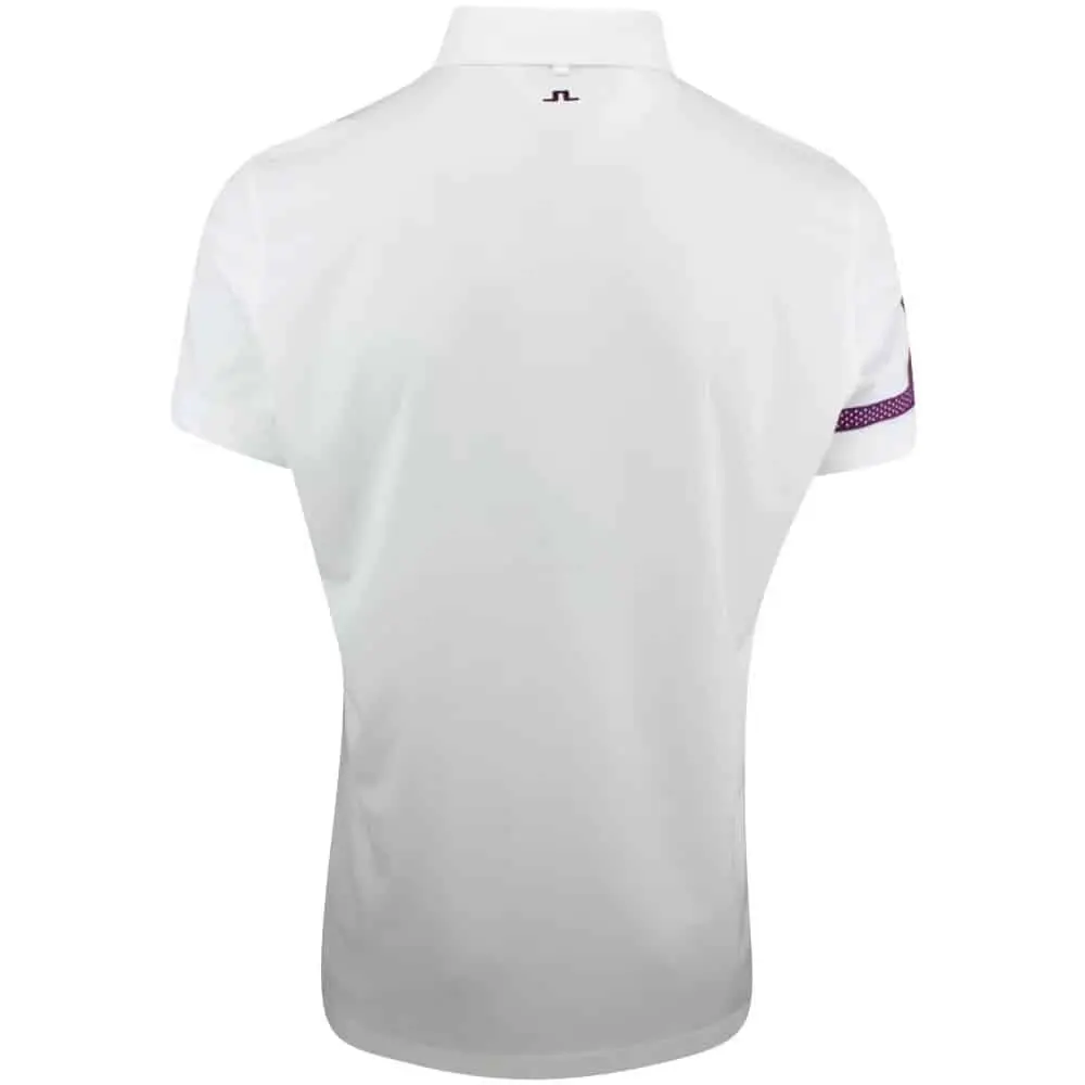 J.Lindeberg J. Lindeberg Heath Regular Fit White Polo 4 J.Lindeberg J. Lindeberg Heath Regular Fit White Polo - Image 4