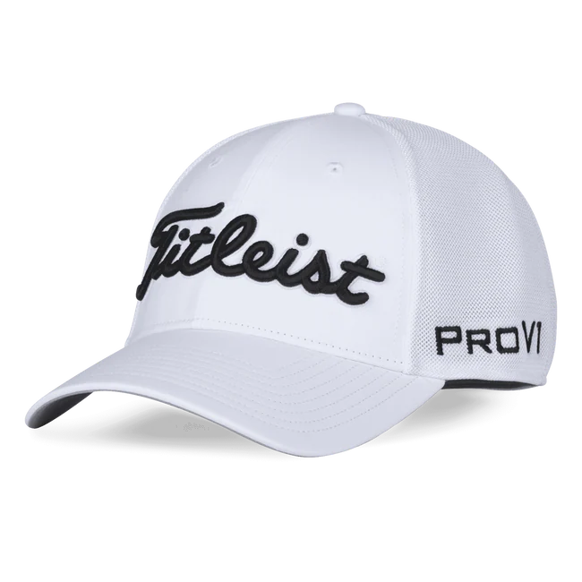 Titleist 2022 Tour Sports Mesh Mens White Cap 5 Titleist 2022 Tour Sports Mesh Mens White Cap - Image 5