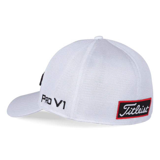 Titleist 2022 Tour Sports Mesh Mens White Cap 3 Titleist 2022 Tour Sports Mesh Mens White Cap - Image 3
